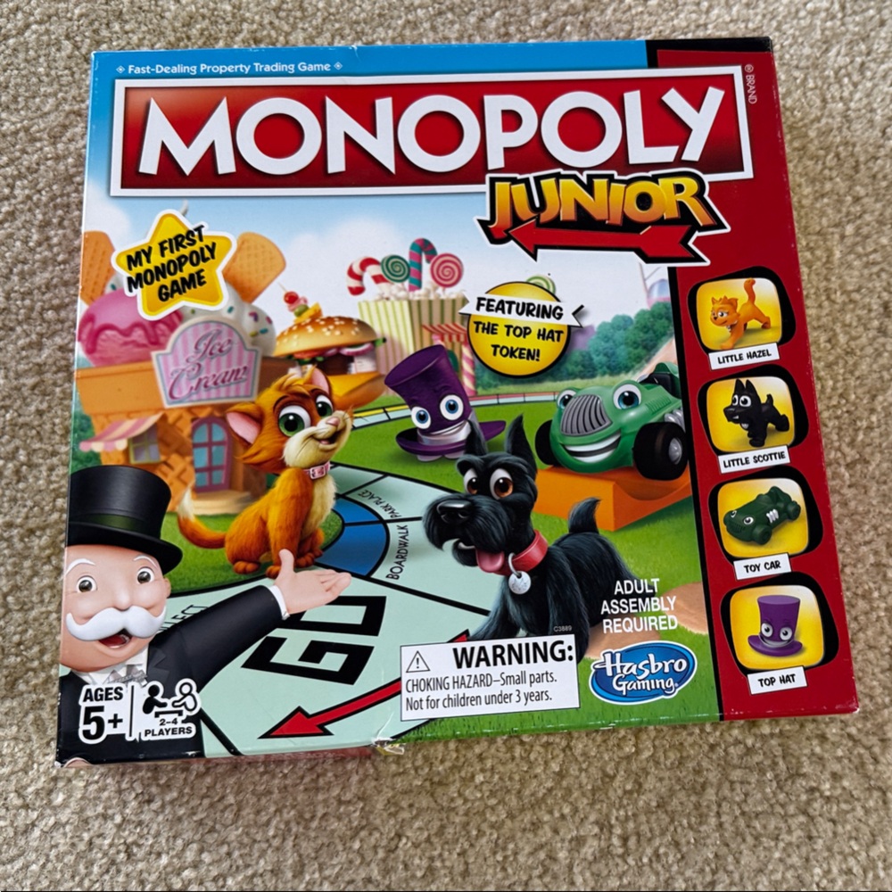 Hasbro Monopoly Junior Board Game